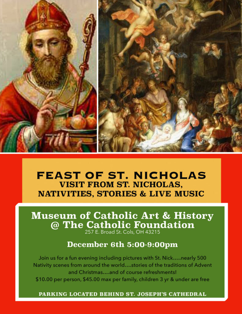 Feast of St. Nicholas Event The Museum of Catholic Art and HistoryThe